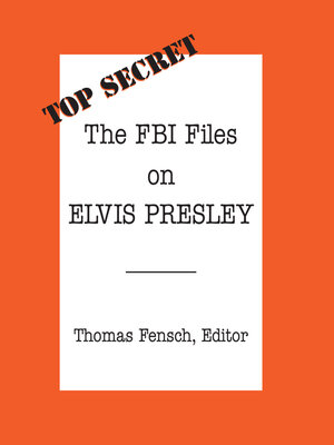 cover image of The FBI Files on Elvis Presley